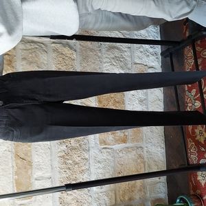 Black bootcut Lee rider jeans, tall